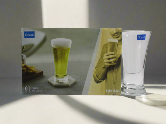 Ocean Pilsner Beer Glass 6Pcs