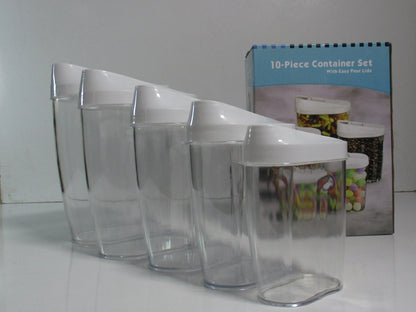 Transparent Container Set 10Pcs