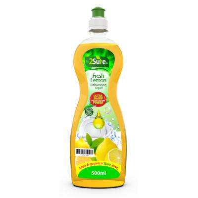 2Sure Lemon Dishwash 500Ml