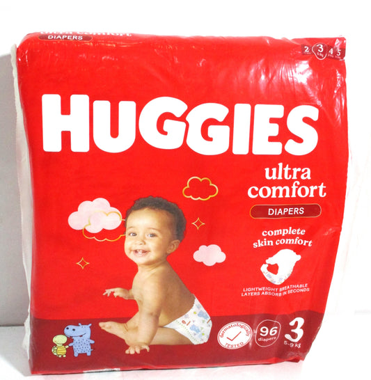 Huggies Dry Comfort Jumbo 3 Diaper 96Pcs