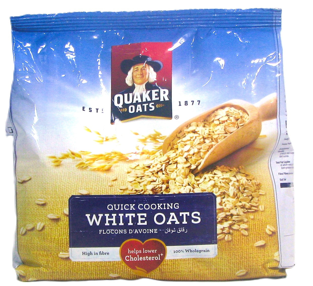 Quaker White Oat Refill 950G