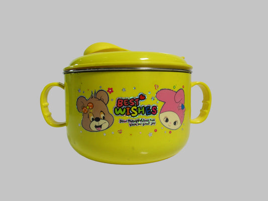 Best Wishes Baby Plate Wit Lid