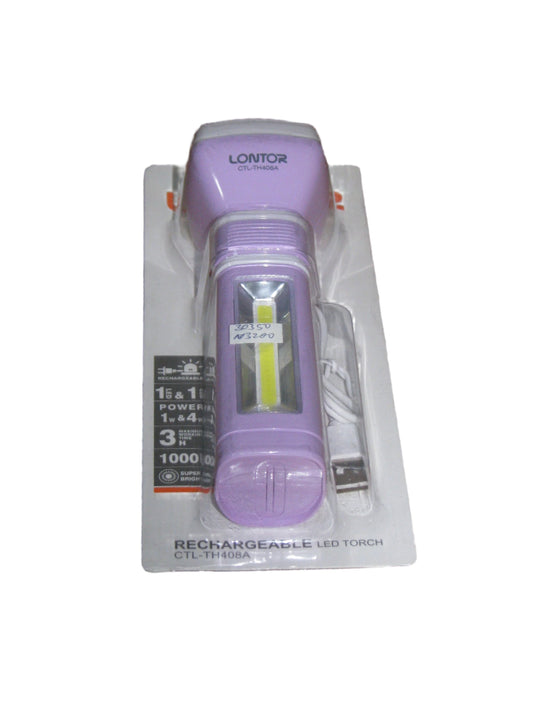 Lontor Rechargeable Led Torch CTL-TH408A
