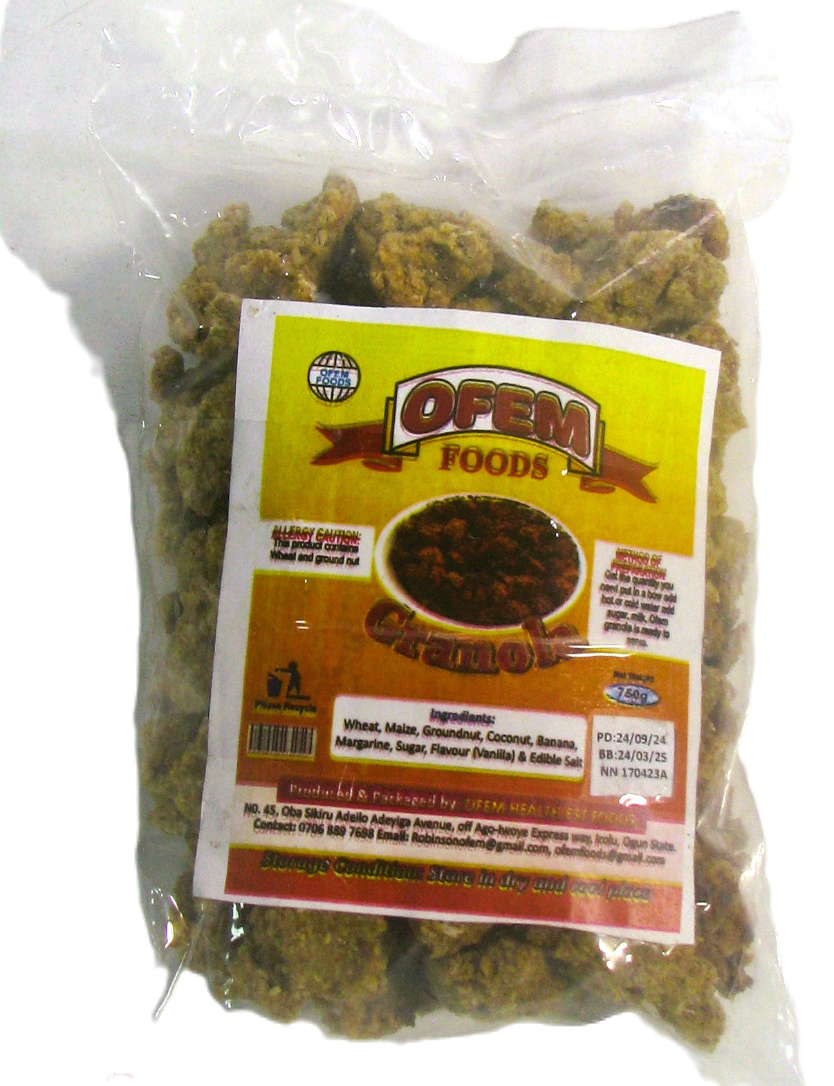 Ofem Foods Granola 170G