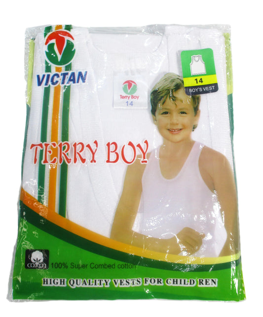 Victan Terry Boy Singlet