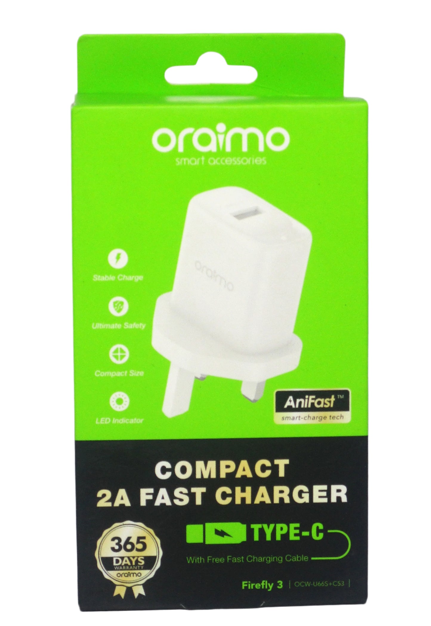 Oraimo Iphone Fast Charger L53