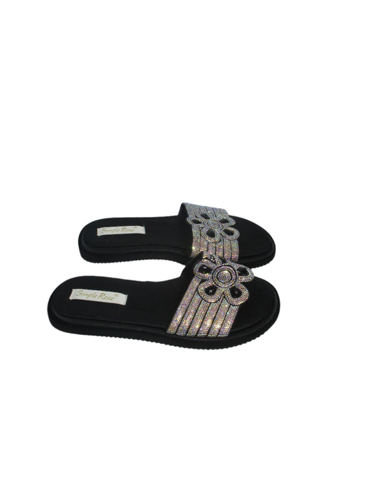 Simple Rose Ladies Slippers
