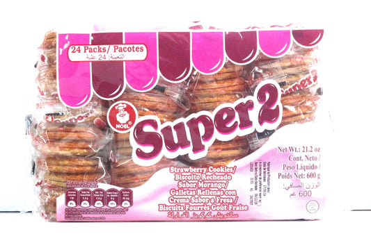 Super 2 Biscuit Strawberry 600G