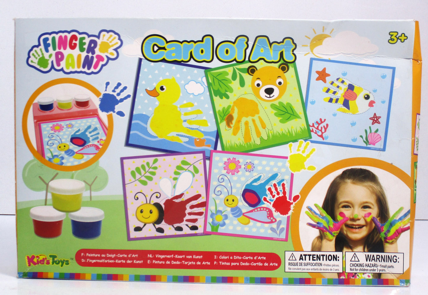 Finger Paint Card Of Art