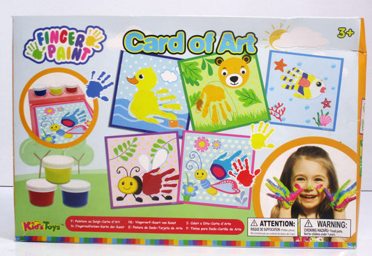 Finger Paint Card Of Art