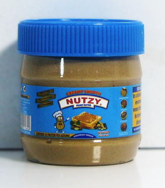 NUTZY Peanut Butter / Spread - Creamy Smooth (227G)