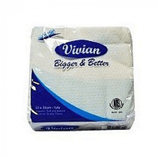 Vivian White Serviette