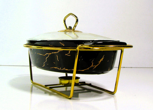 Porcelain Dish With Glass Lid S/S