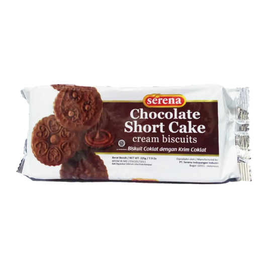 Serena Shortcake Choc 225G