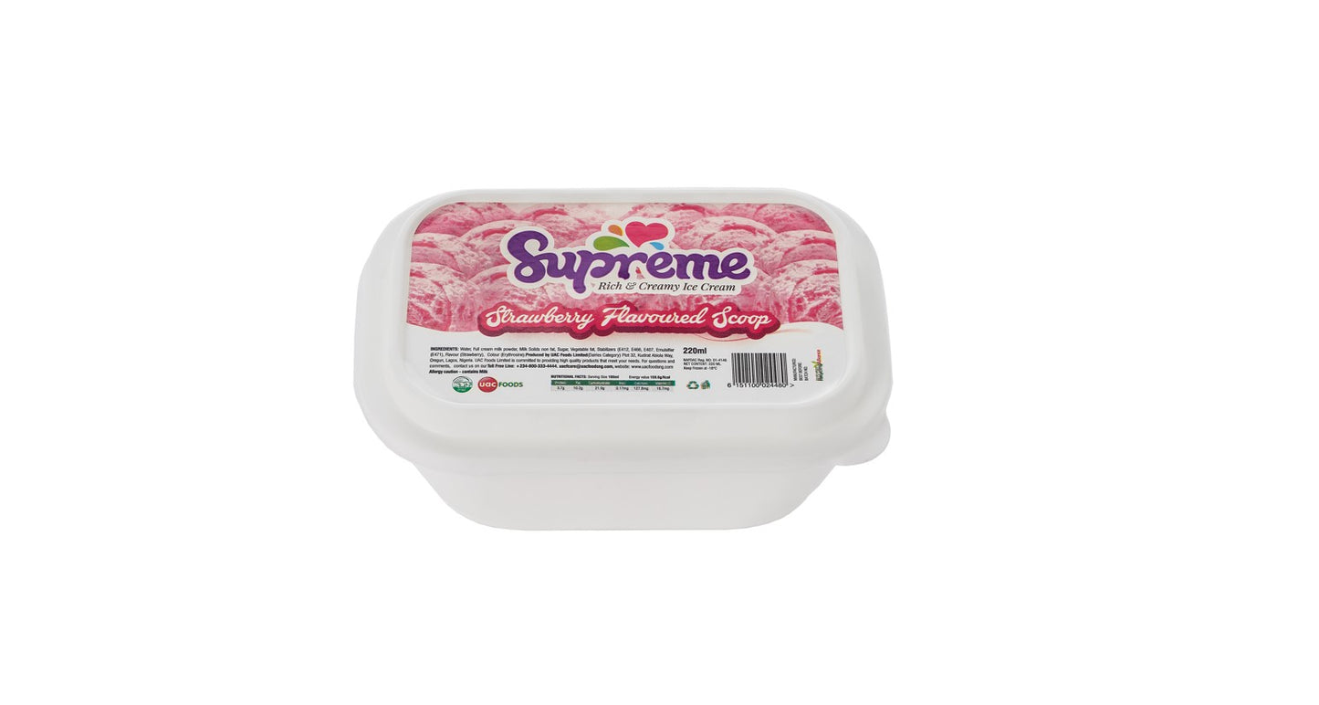 Supreme Ice Cream S/Berry 220M
