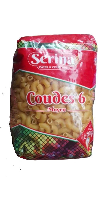 Serina Coudes 6 Pasta 500G