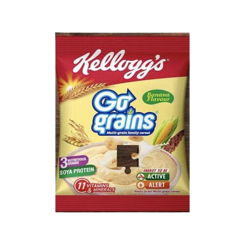Kelloggs Go Grains Cereal - Banana Flavour (45G)